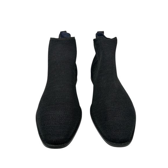 ROTHY’S The Merino Wool Glove Chelsea Ankle Boot in Onyx Black - Picture 8 of 13